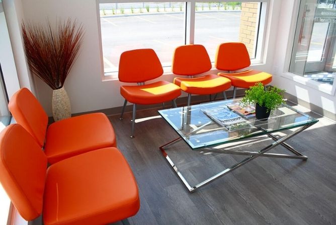 Waiting room at Kanata Highlands Dental Care in Kanata